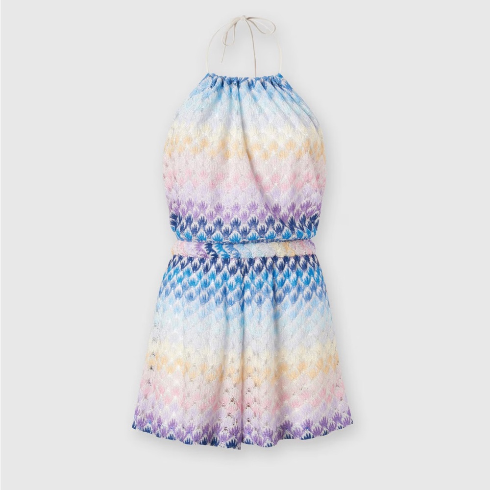 Missoni pastel Multicolor Halter romper